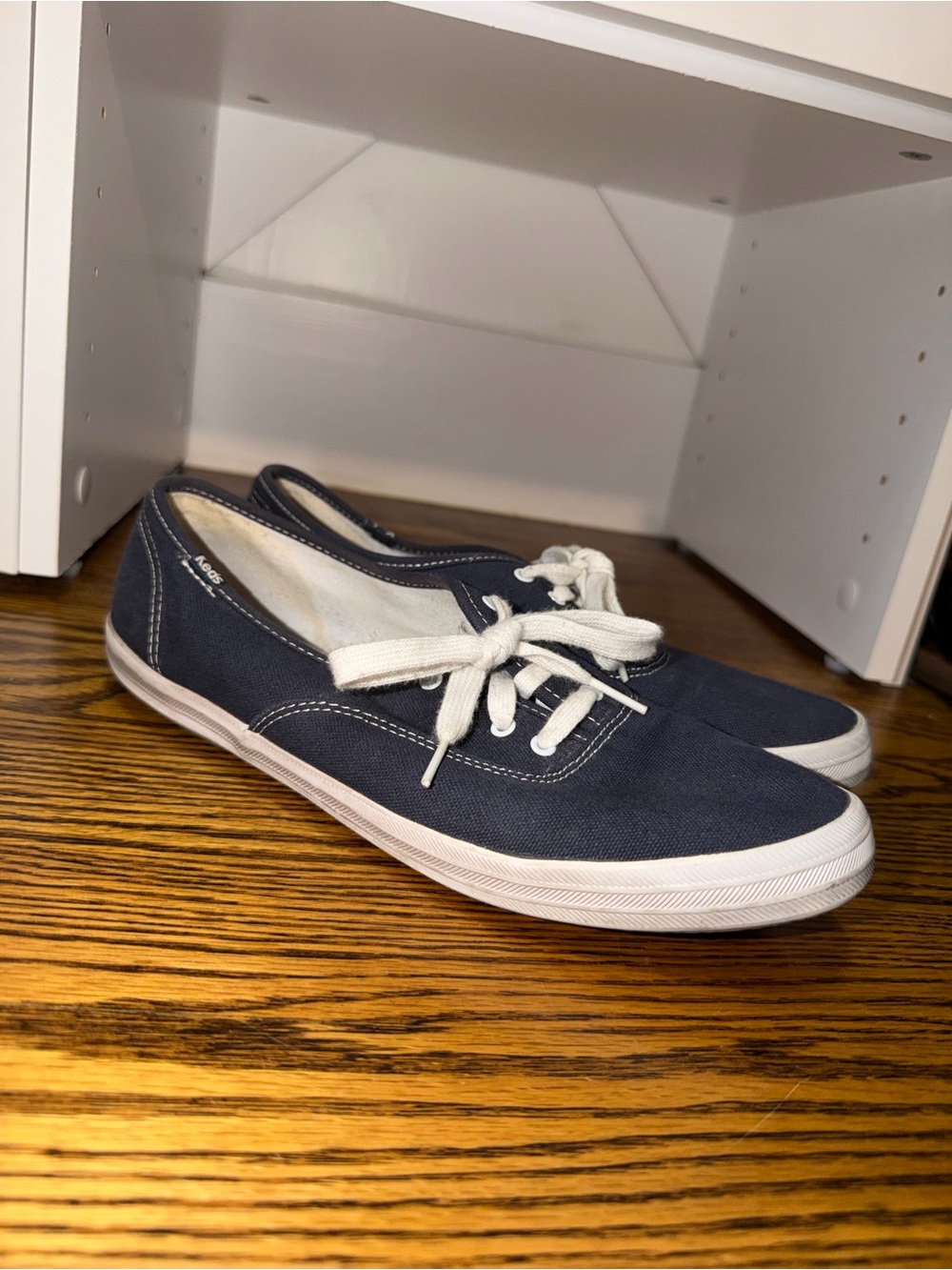Keds Navy and White Canvas Shoes